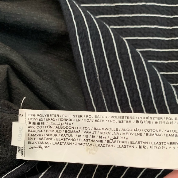 Mango Black & White Long Sleeve Dress Size 6 - Picture 17 of 17